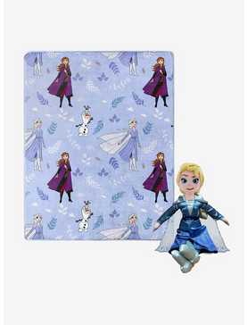 Disney Frozen 2 Friends in Leaves Hugger Pillow and Throw Set, , hi-res