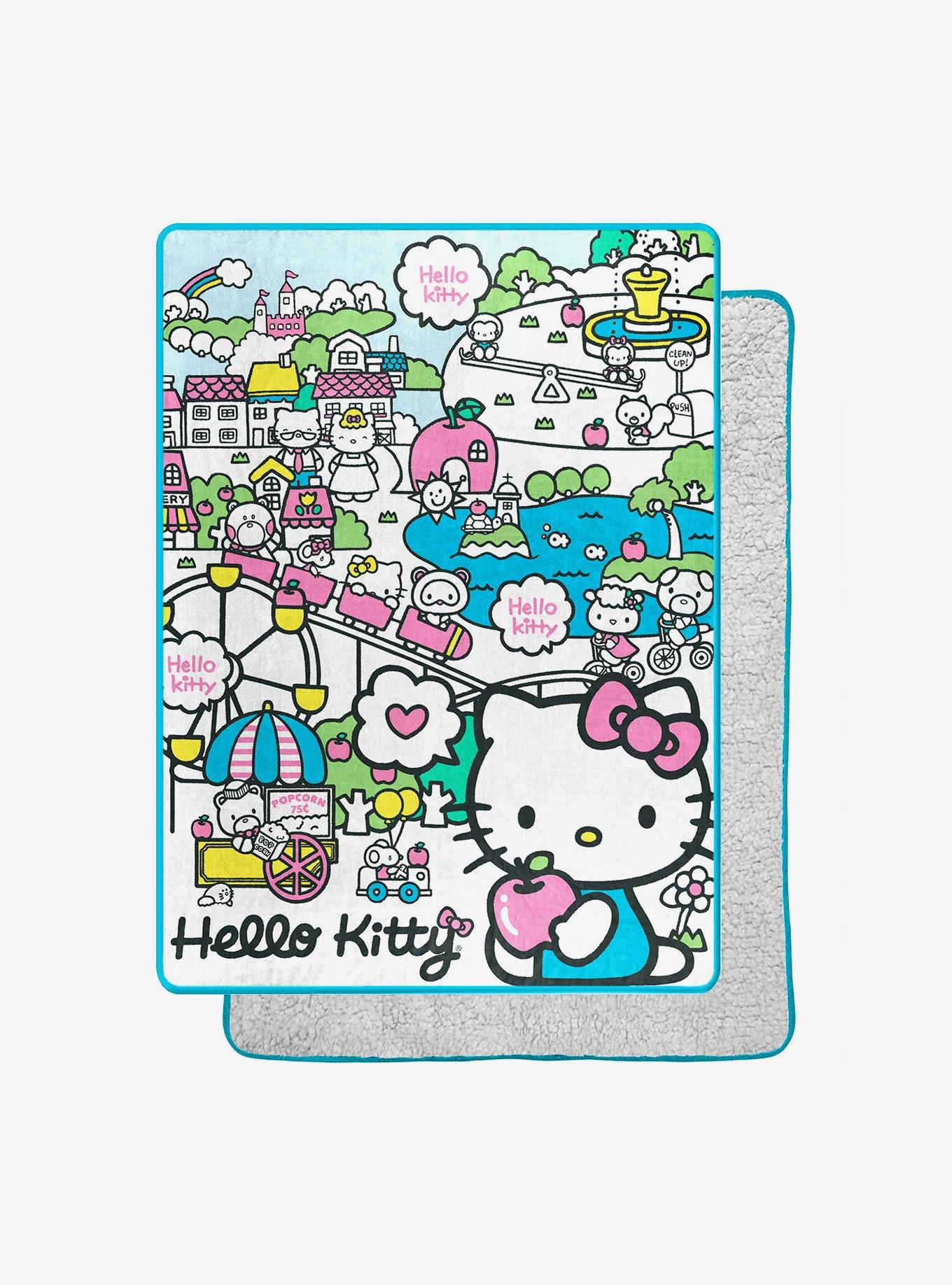 Hello Kitty My Cute World Oversized Throw Hot Topic