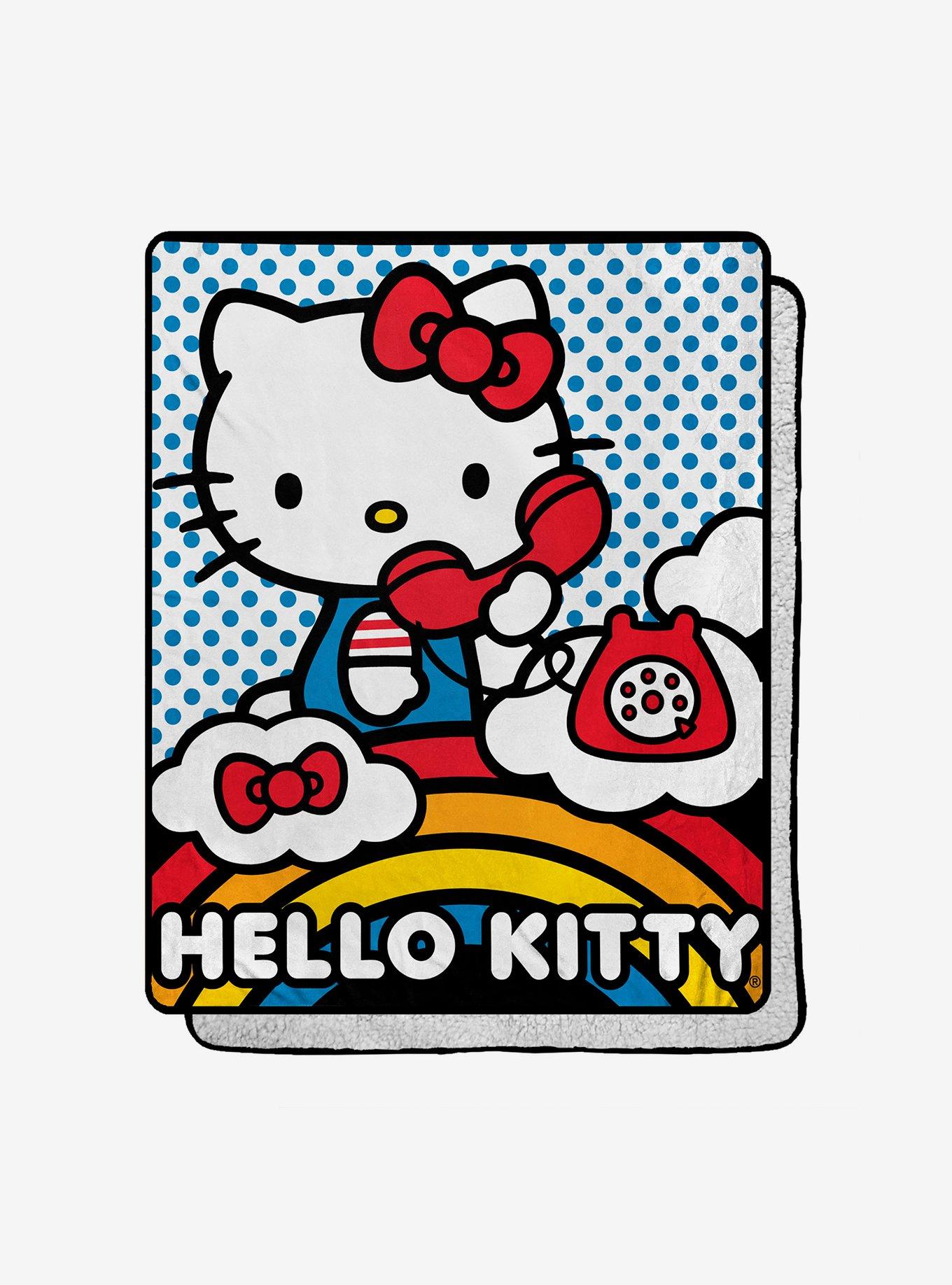 Hello Kitty On The Phone Throw | Hot Topic