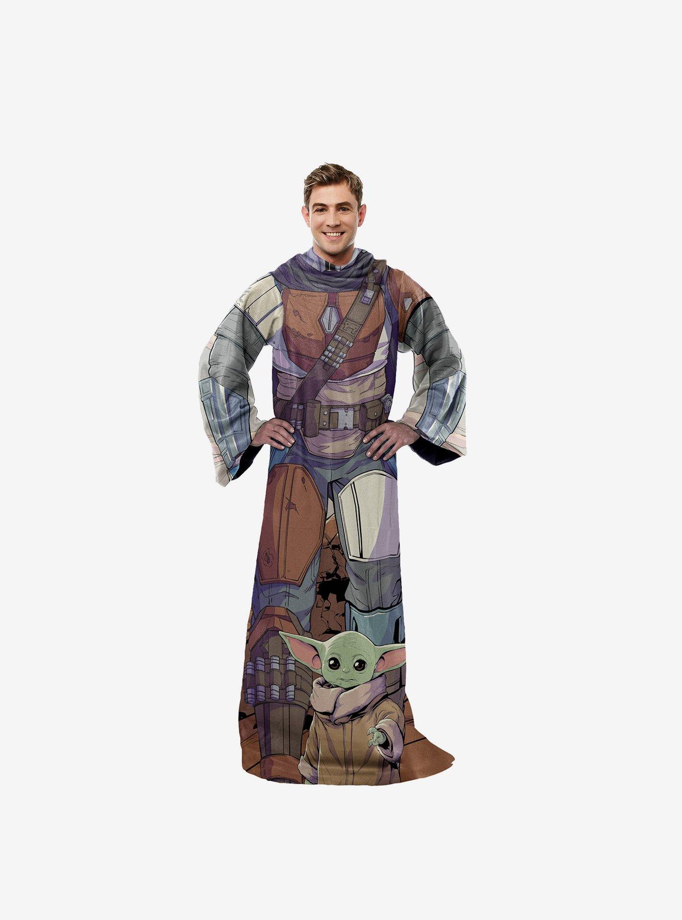 Star Wars The Mandalorian Mando Snuggler Throw, , hi-res