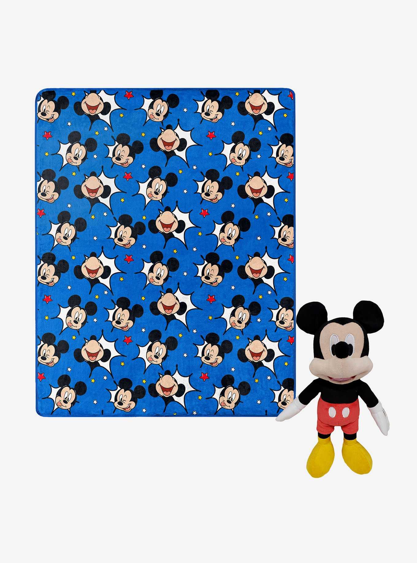 Disney Mickey M Comic Pop Hugger Pillow and Throw Set, , hi-res