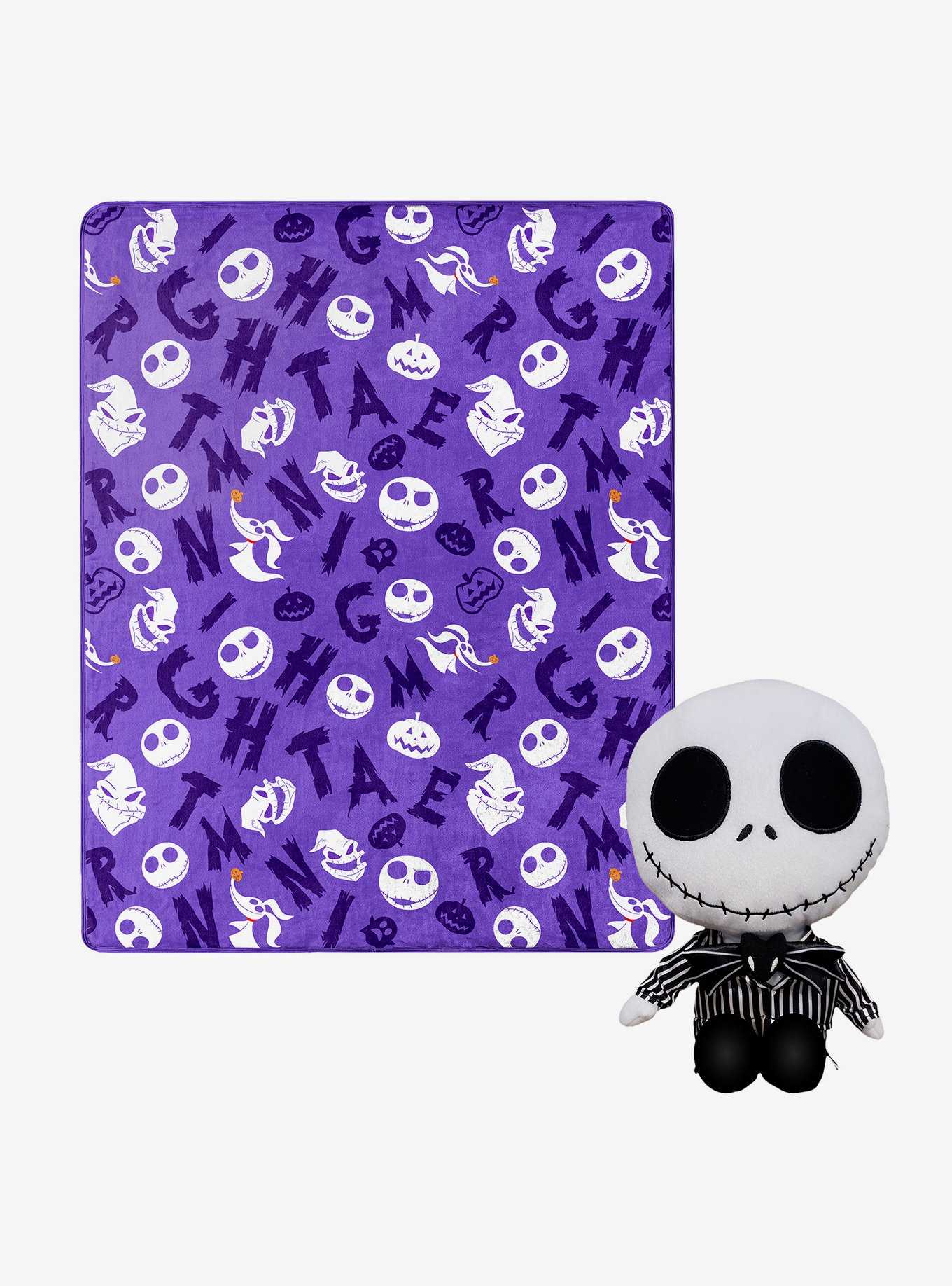 Nightmare Before Christmas Nightmare Friends Hugger Pillow and Throw Set, , hi-res