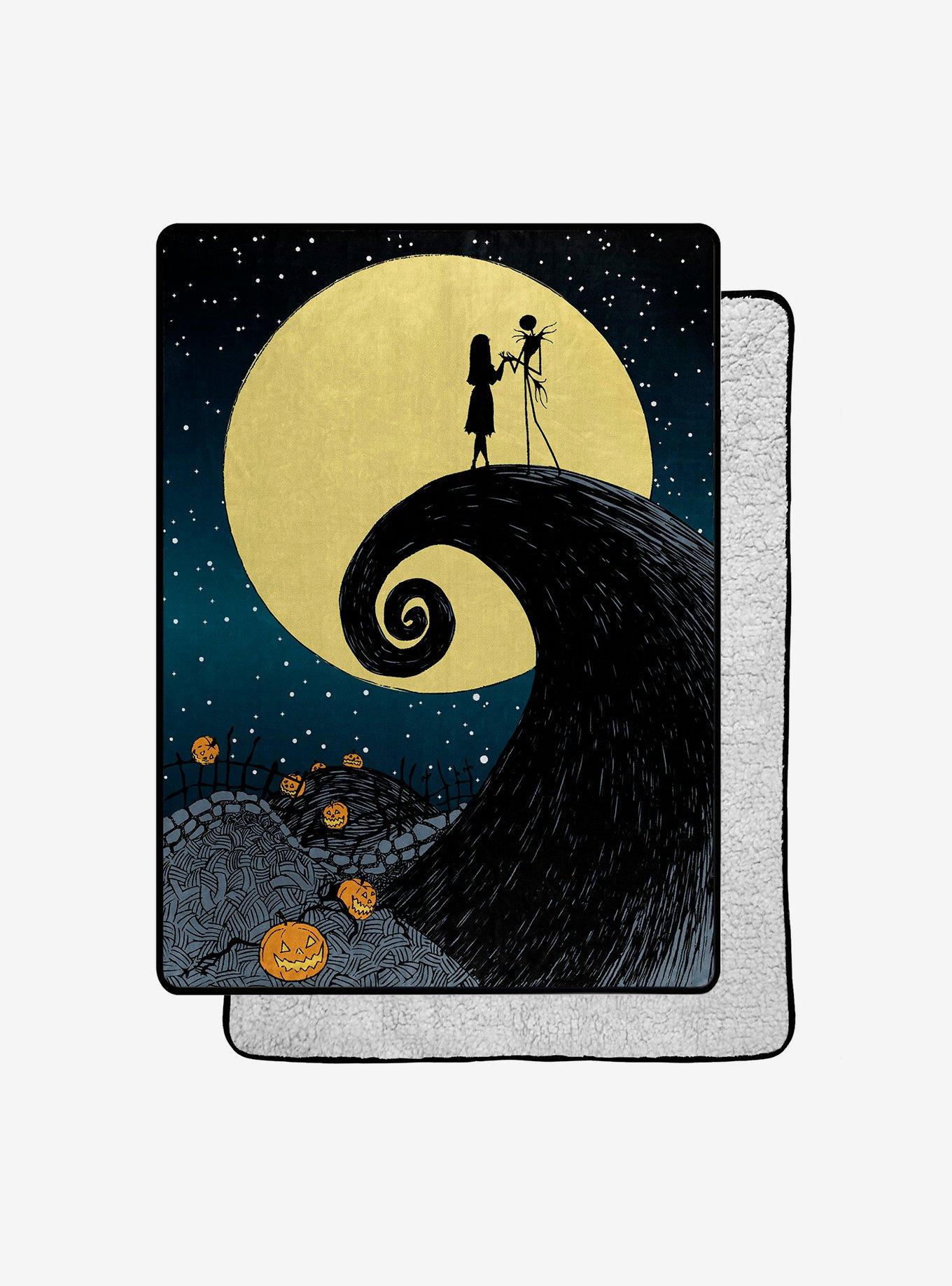 Nightmare Before Christmas Starry Night Oversized Throw, , hi-res