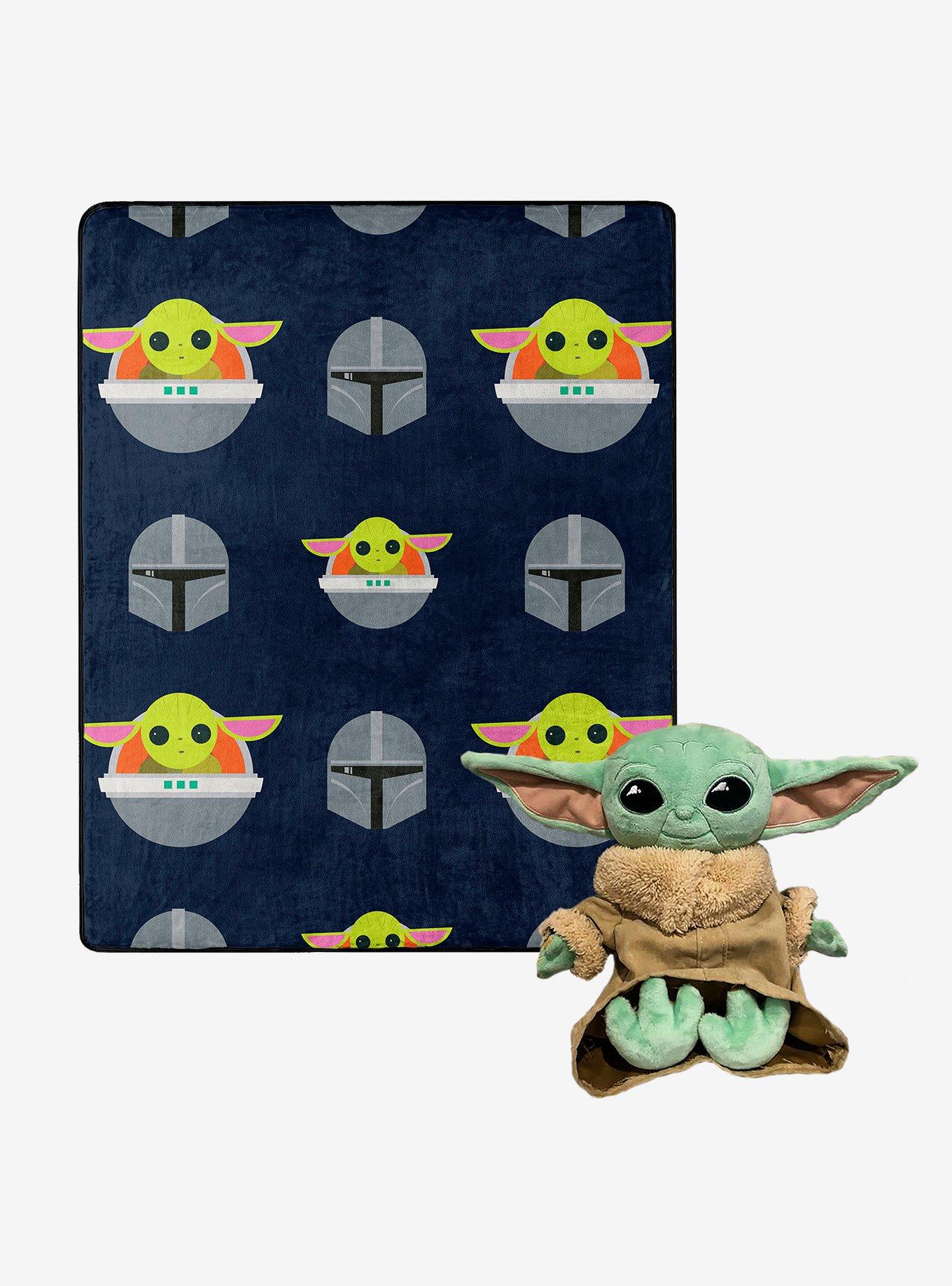 Mandalorian Dark Hover Hugger Pillow andThrow Set, , hi-res