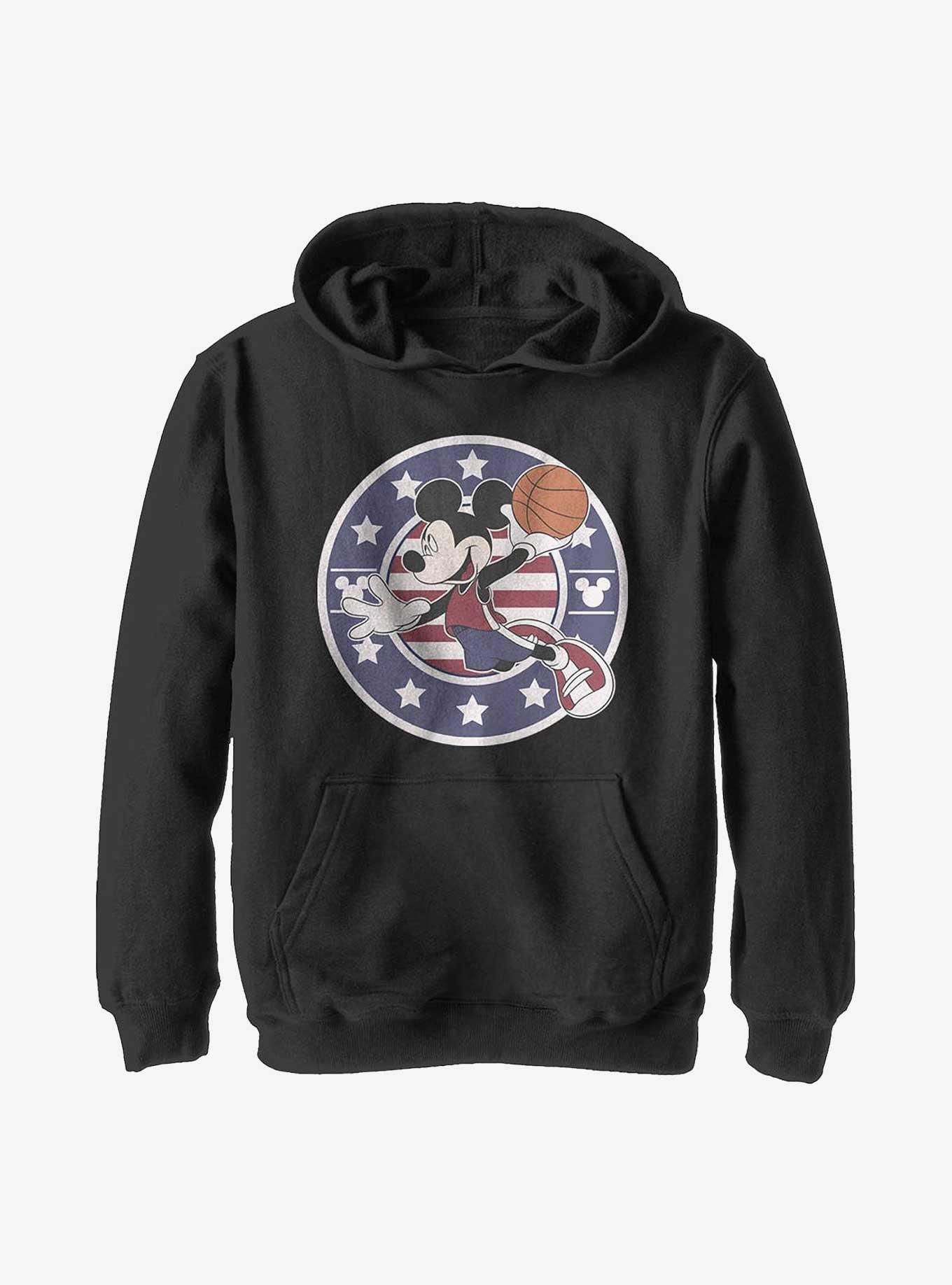 Disney Mickey Mouse B Ball Americana Youth Hoodie, , hi-res