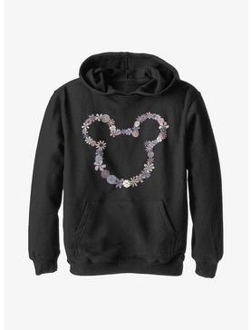 Disney Mickey Mouse Flowers Youth Hoodie, , hi-res