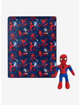 Marvel Spider-Man Fearless Spidey Hugger Pillow and Throw Set, , hi-res