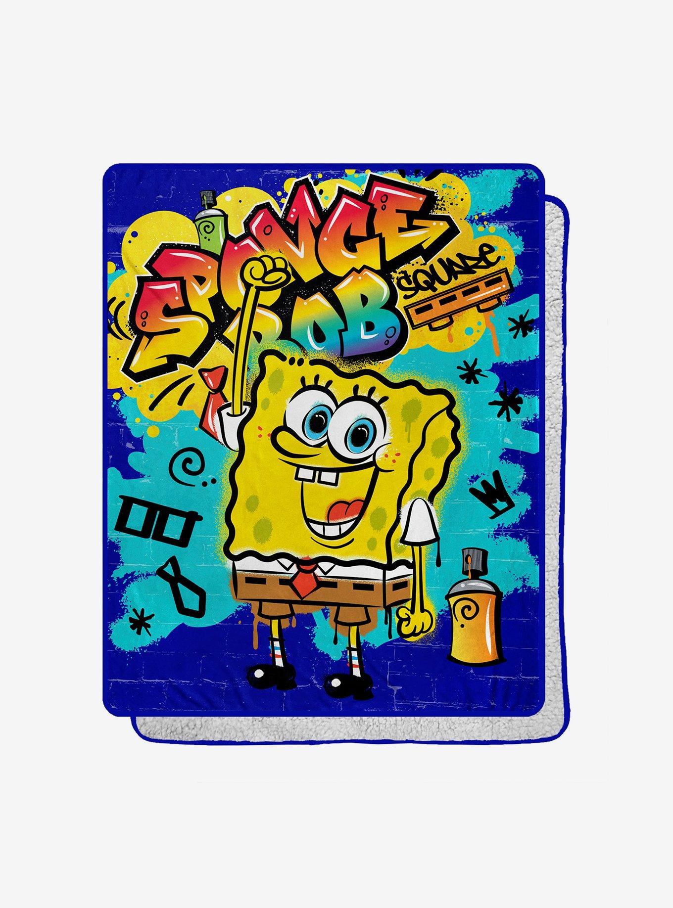 SpongeBob Squarepants Graffiti Bob Throw, , hi-res