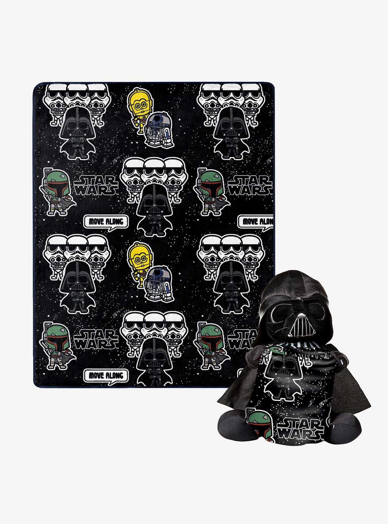Star Wars Classic Space Vader Hugger Pillow and Throw Set, , hi-res