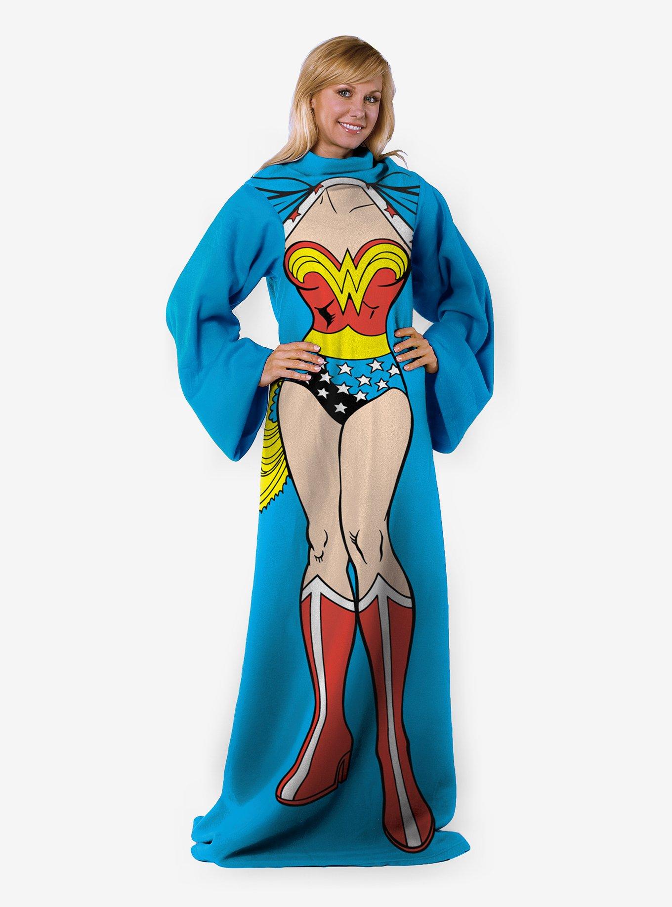 DC Comics Wonder Woman Being Wonder Woman Snuggler Throw