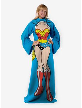 Plus Size DC Comics Wonder Woman Being Wonder Woman Snuggler Throw, , hi-res