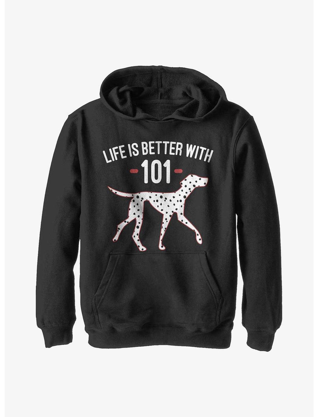 Disney 101 Dalmatians Better With Youth Hoodie, BLACK, hi-res