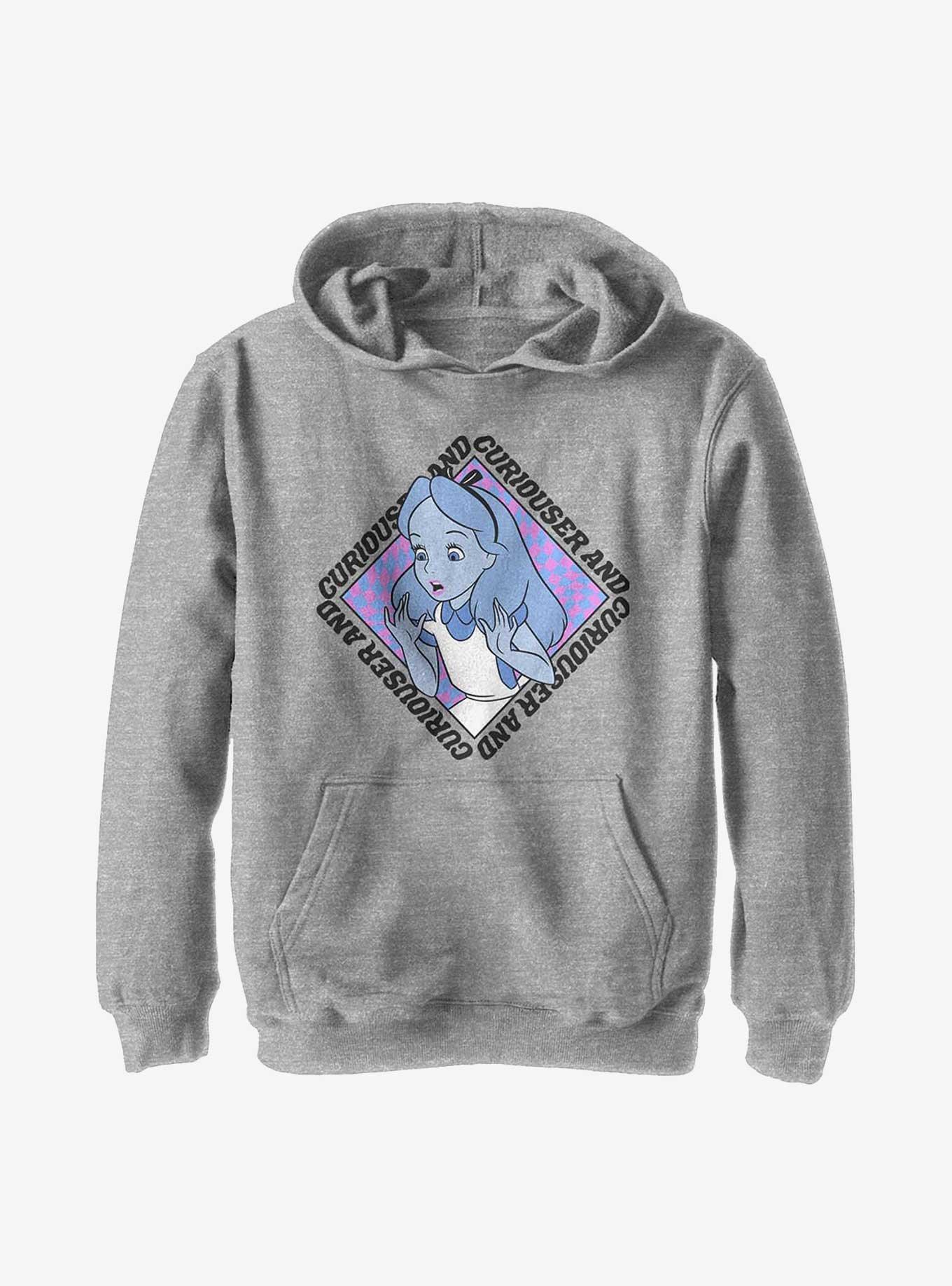 Disney Alice In Wonderland Alice Face Youth Hoodie, , hi-res