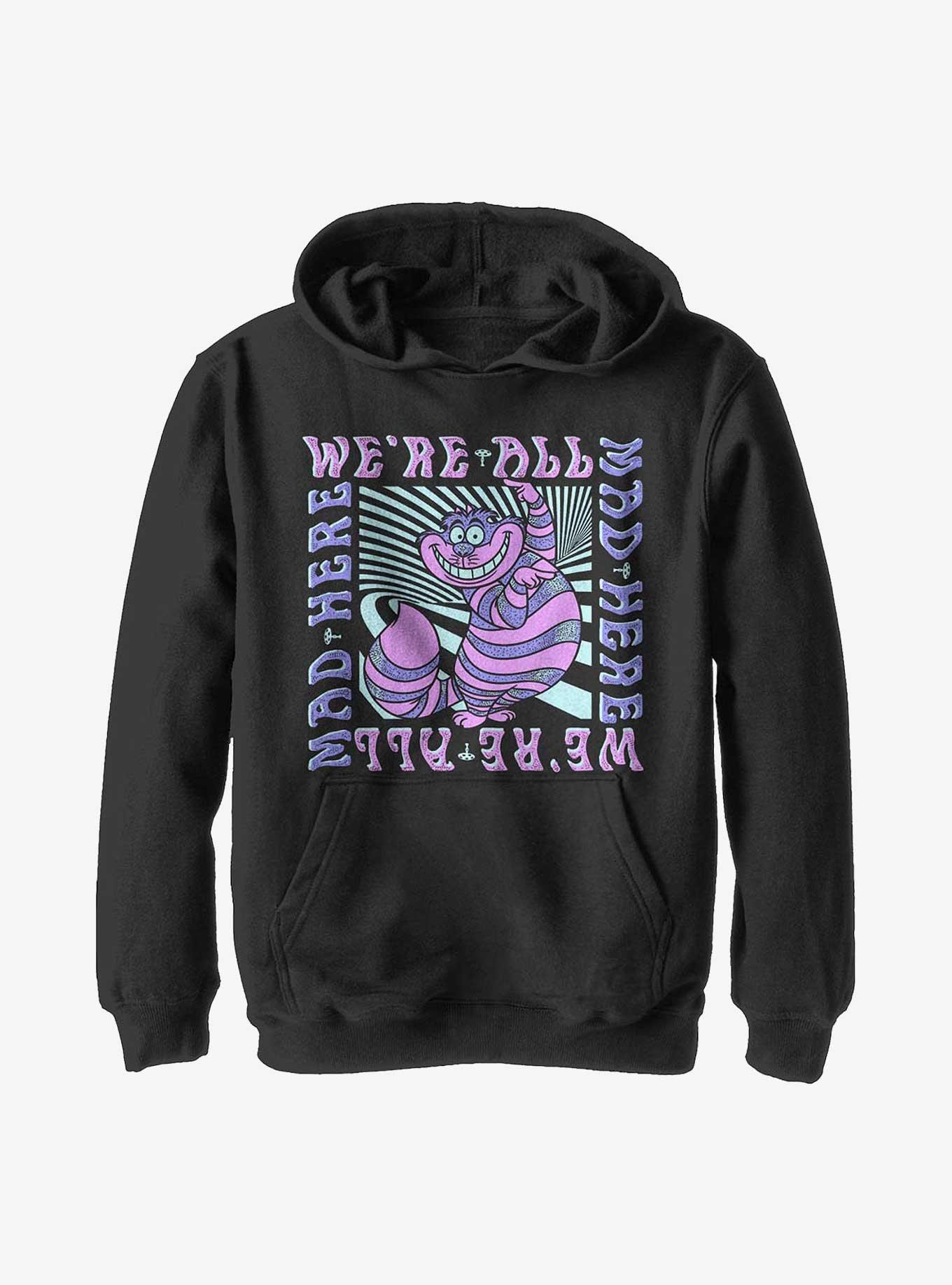 Disney Alice In Wonderland Mad Here Trip Youth Hoodie, , hi-res