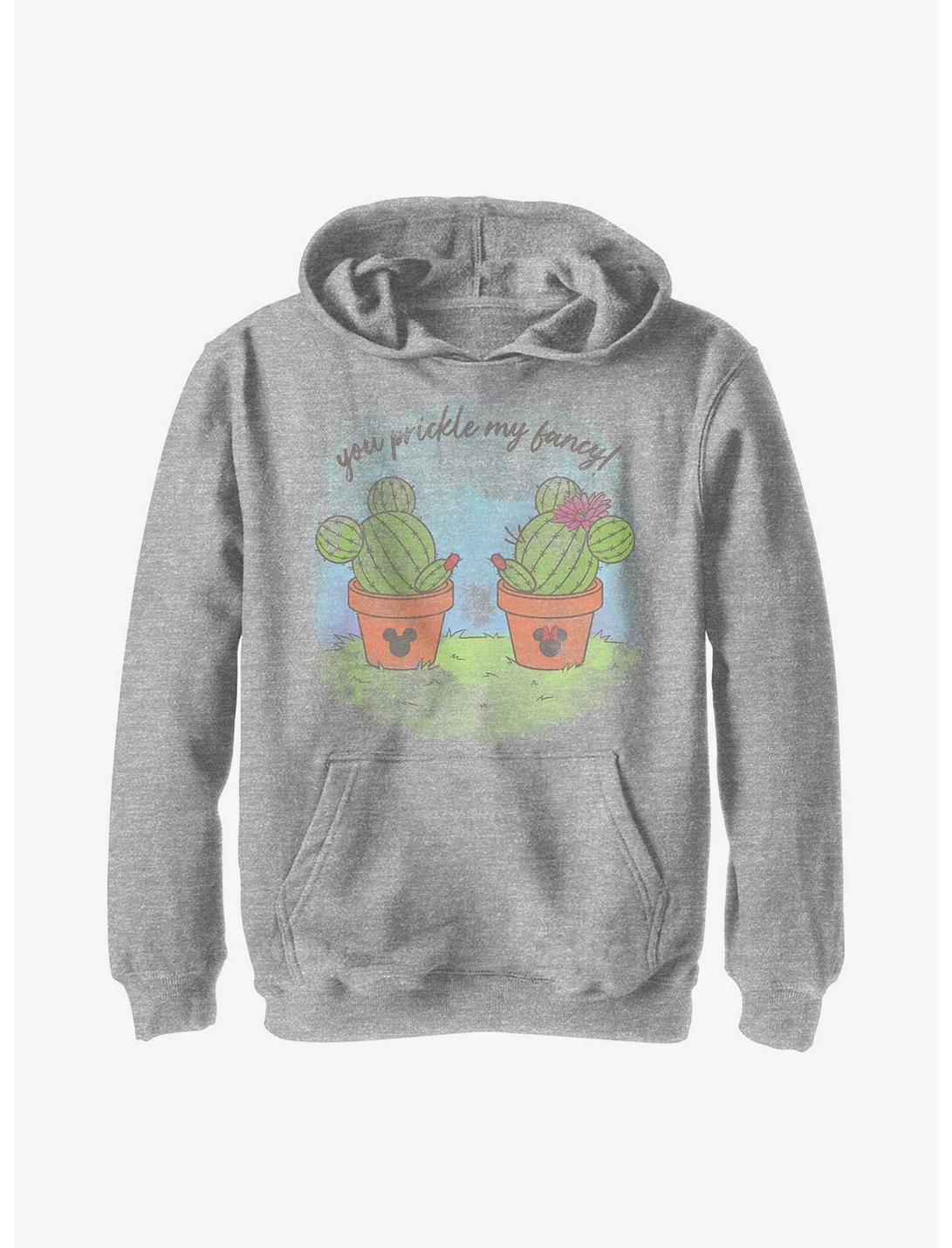 Disney Mickey Mouse Prickly Couple Youth Hoodie, ATH HTR, hi-res