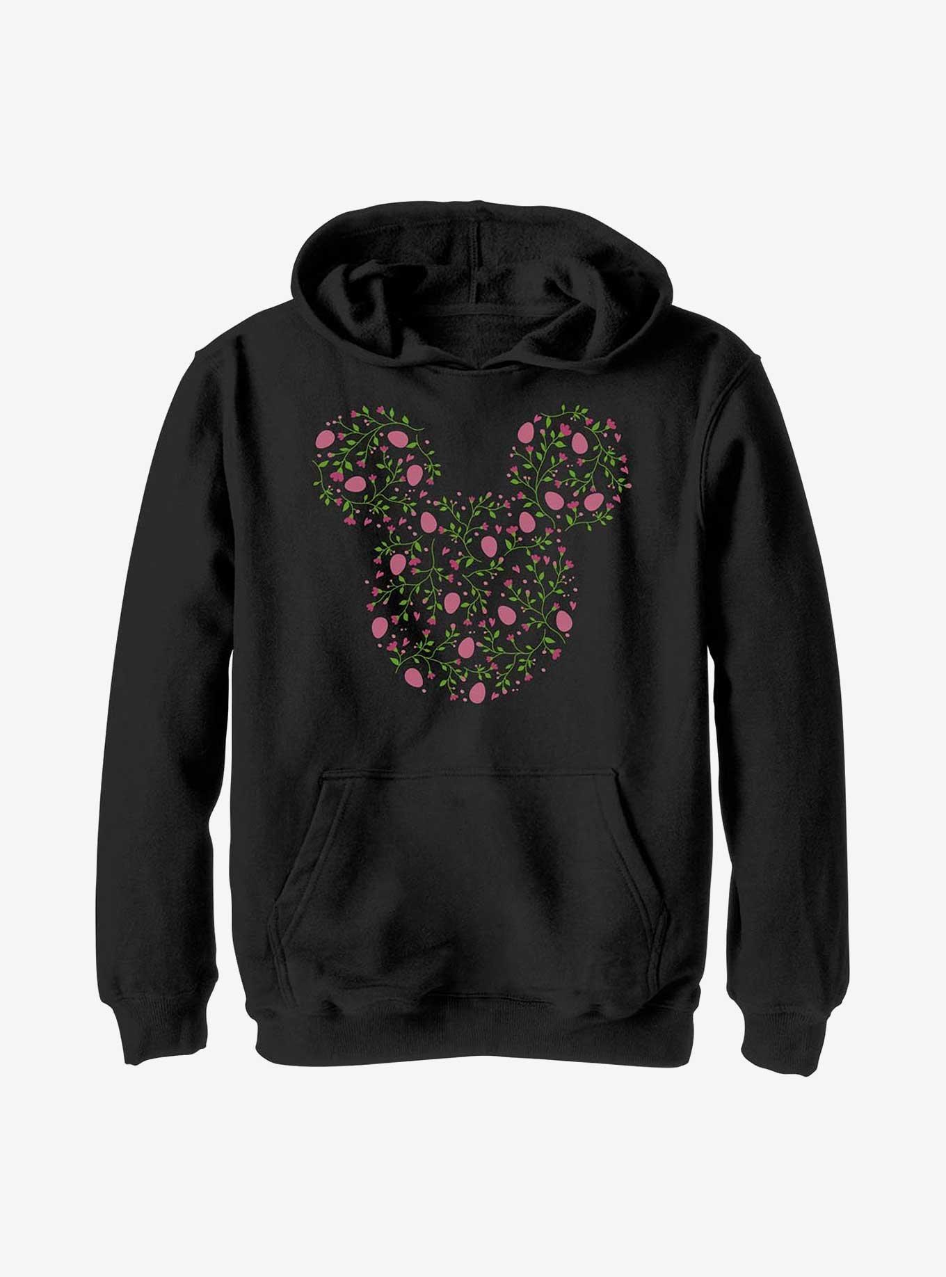 Disney Mickey Mouse Shabby Chic Egg Youth Hoodie, BLACK, hi-res