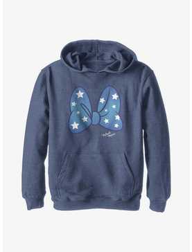 Disney Minnie Mouse Stars Bow Youth Hoodie, , hi-res
