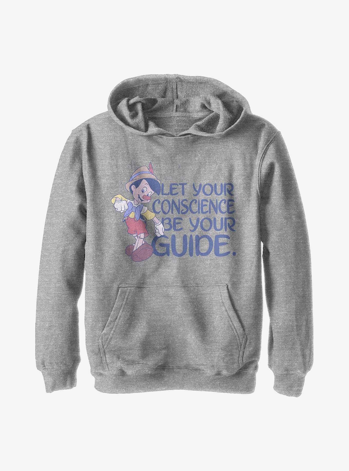 Disney Pinocchio Conscious Heart Youth Hoodie, , hi-res