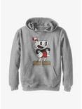 Cuphead Grin Youth Hoodie, ATH HTR, hi-res