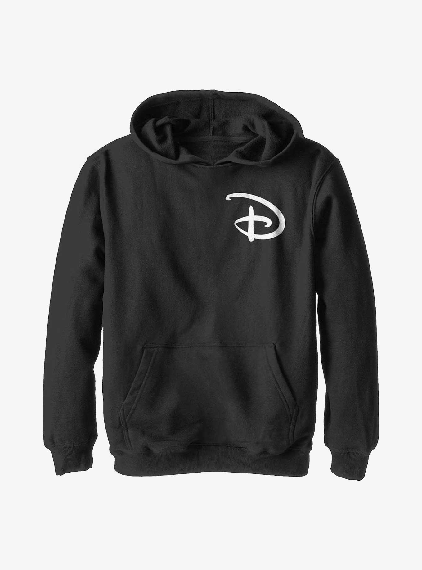 Disney D Faux Pocket Youth Hoodie, , hi-res