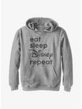 Disney Eat Sleep Disney Youth Hoodie, ATH HTR, hi-res