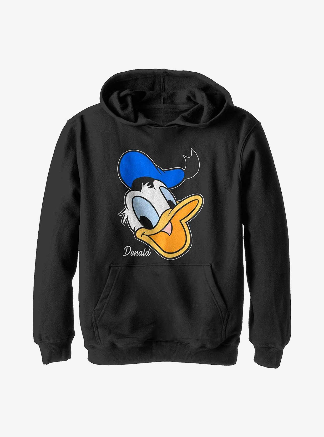 Disney Donald Duck Big Face Youth Hoodie, , hi-res