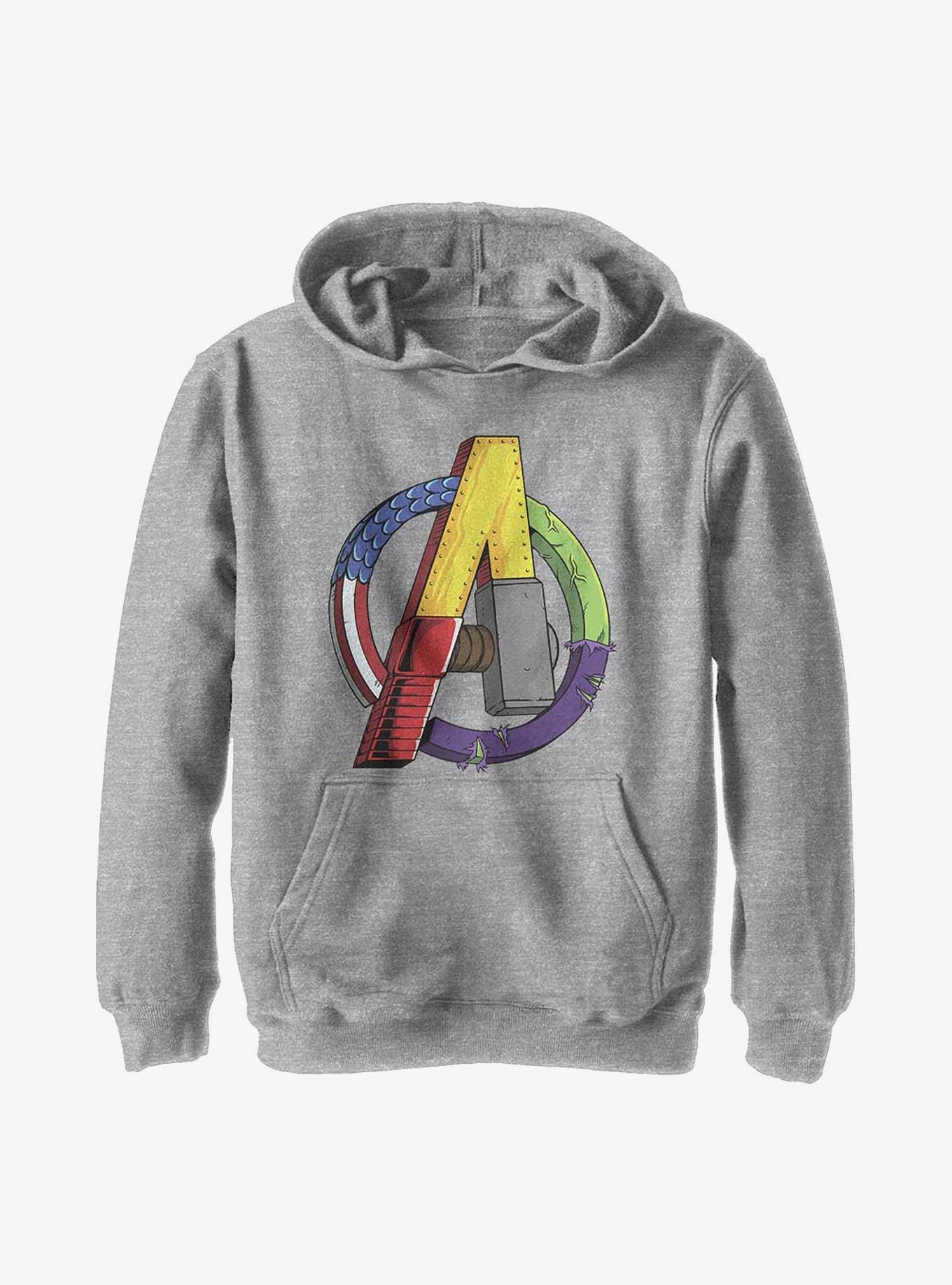 Marvel Avengers Avenger Textures Youth Hoodie, , hi-res