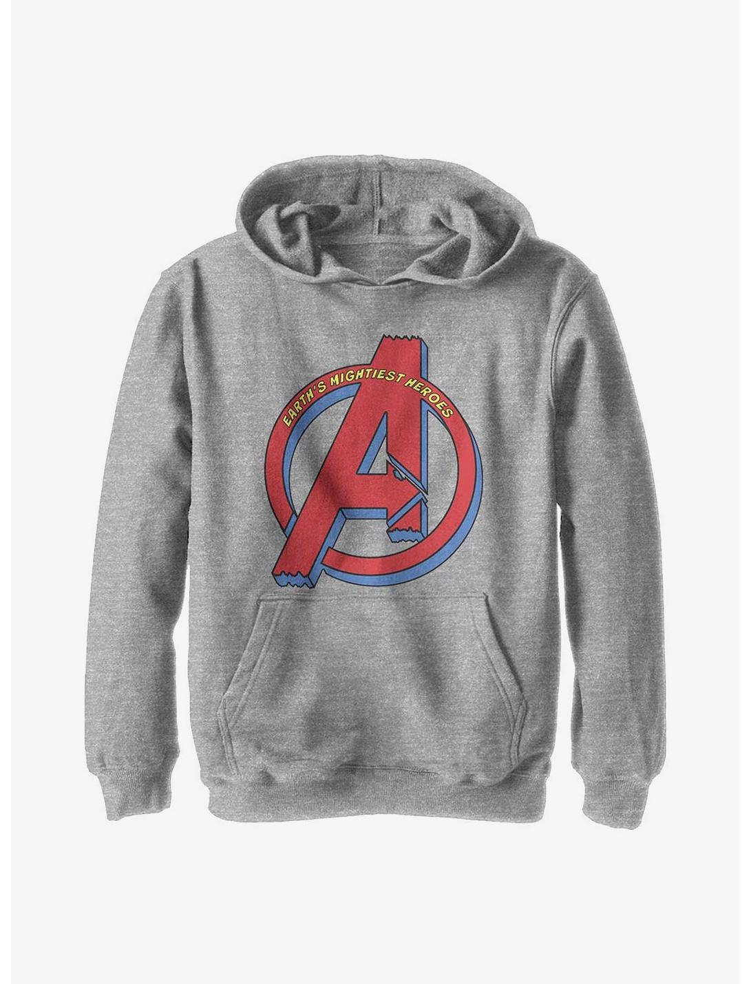 Plus Size Marvel Avengers Mightiest Youth Hoodie, ATH HTR, hi-res