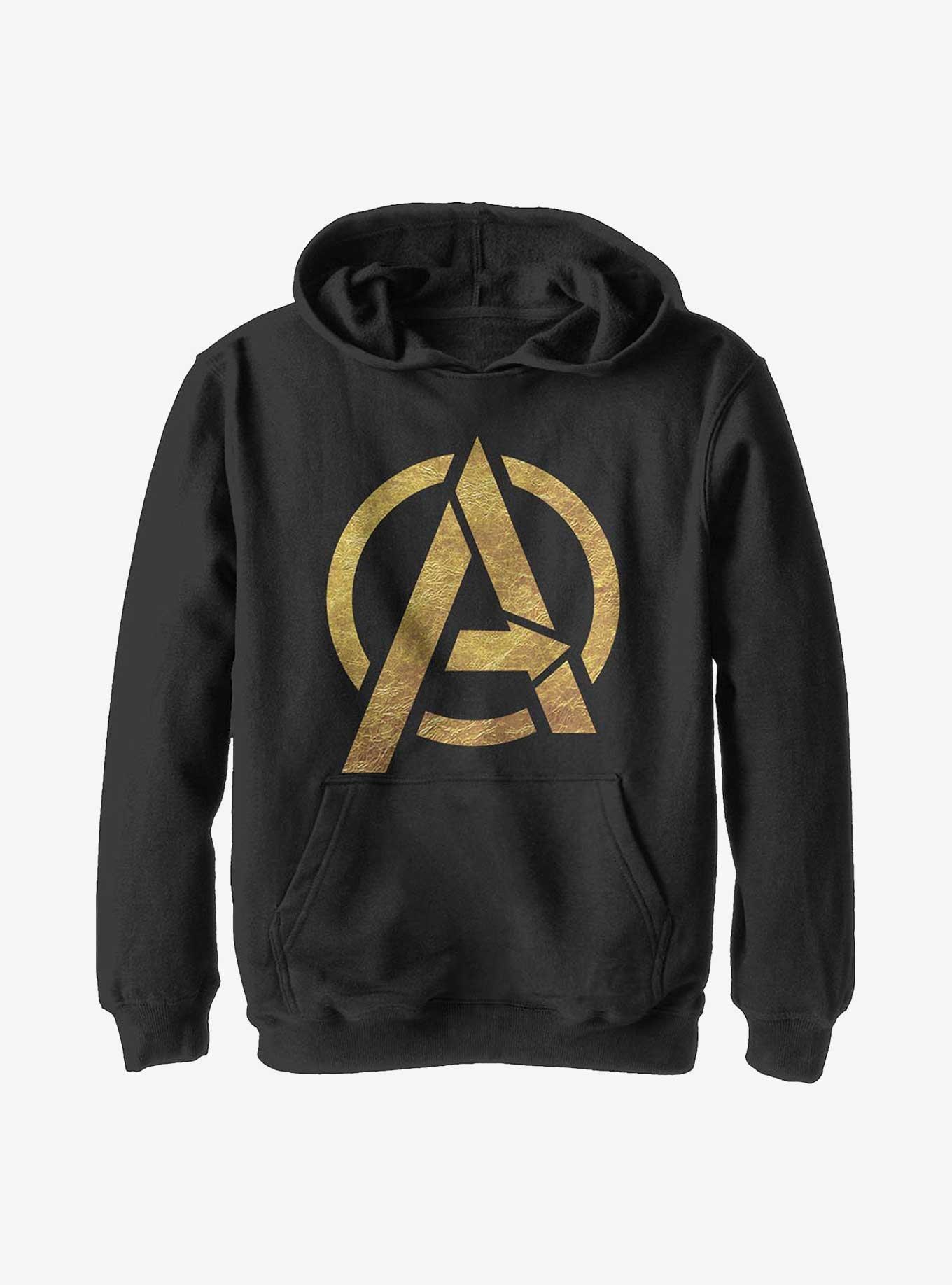 Marvel Avengers Gold Foil Avengers Youth Hoodie, , hi-res