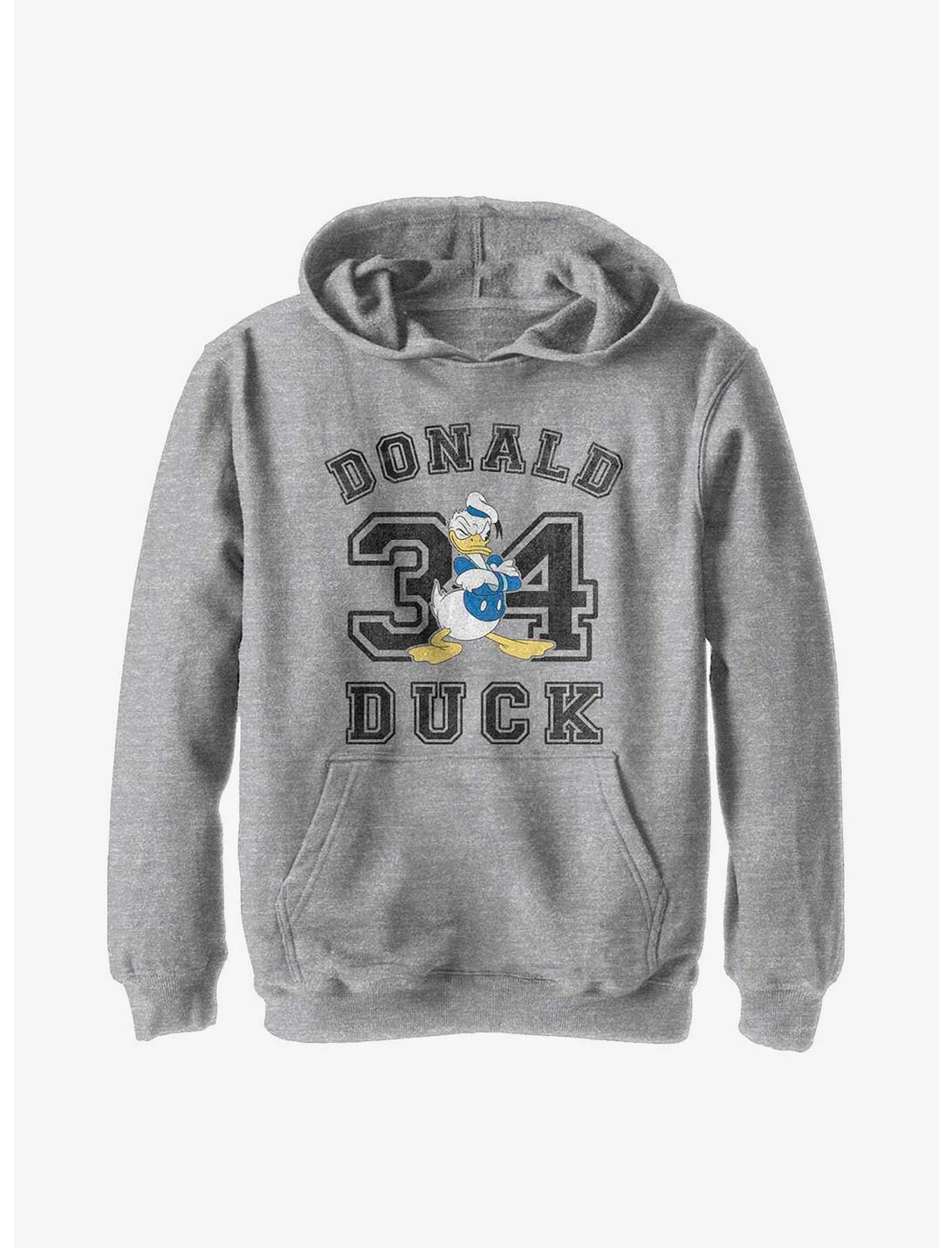 Disney Donald Duck Collegiate Youth Hoodie, ATH HTR, hi-res