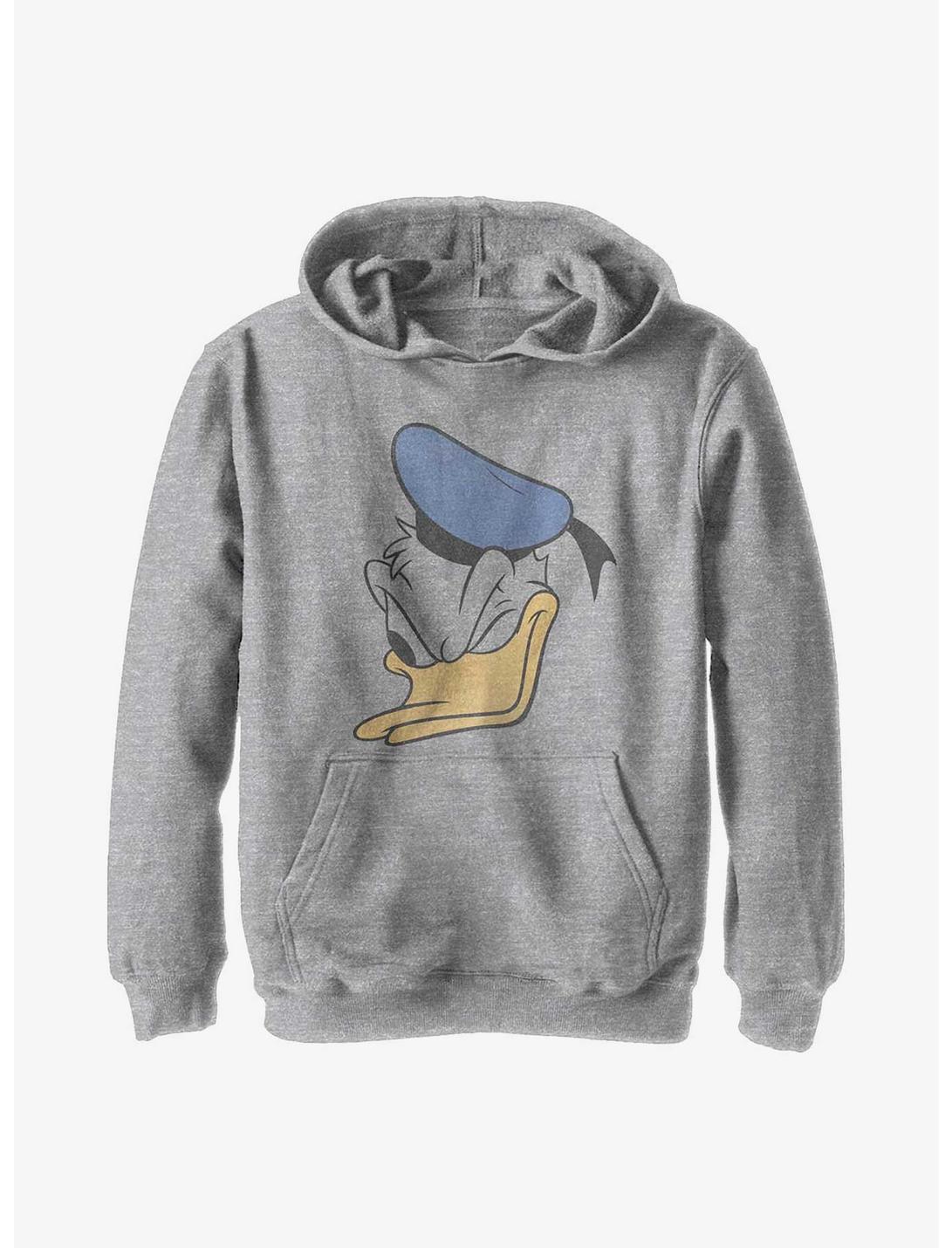 Disney Donald Duck Face Youth Hoodie, ATH HTR, hi-res