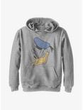 Disney Donald Duck Face Youth Hoodie, ATH HTR, hi-res