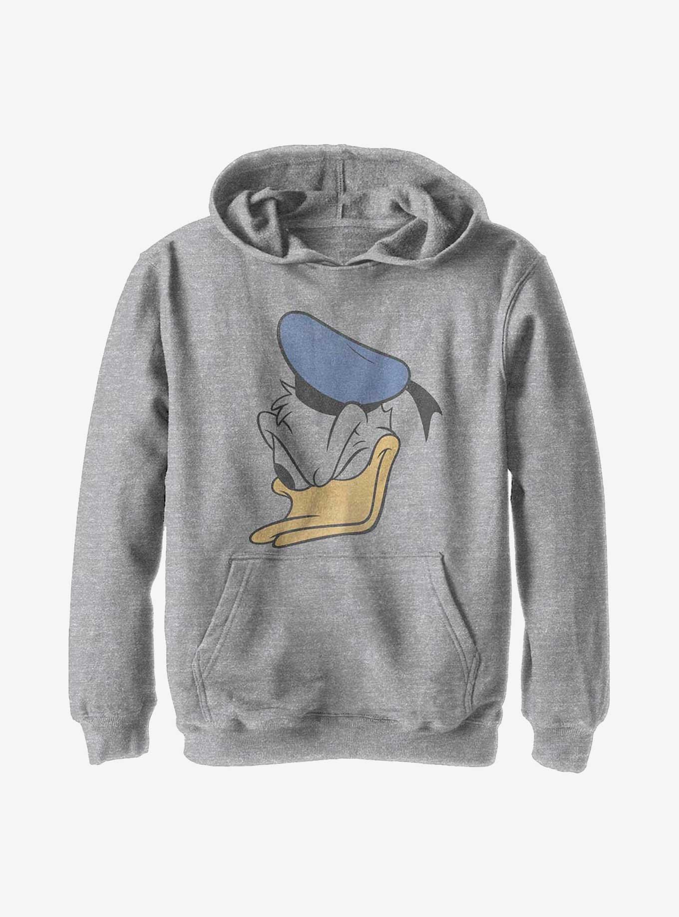 Disney Donald Duck Face Youth Hoodie, , hi-res