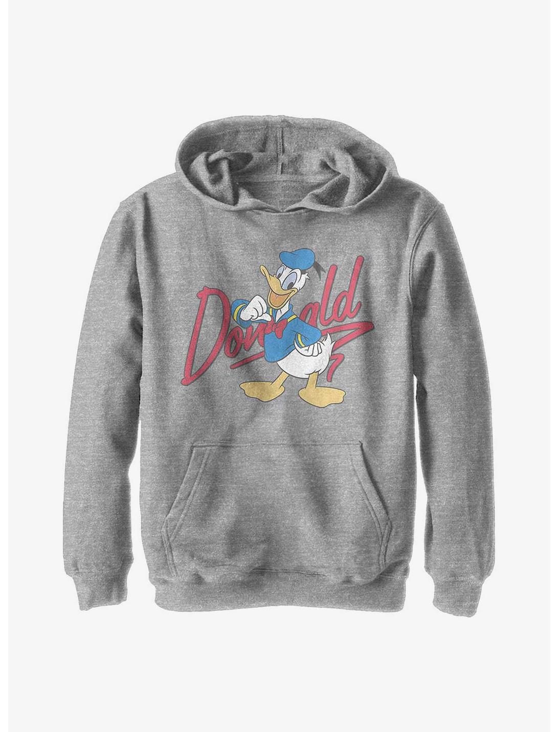 Disney Donald Duck Signature Donald Youth Hoodie, ATH HTR, hi-res