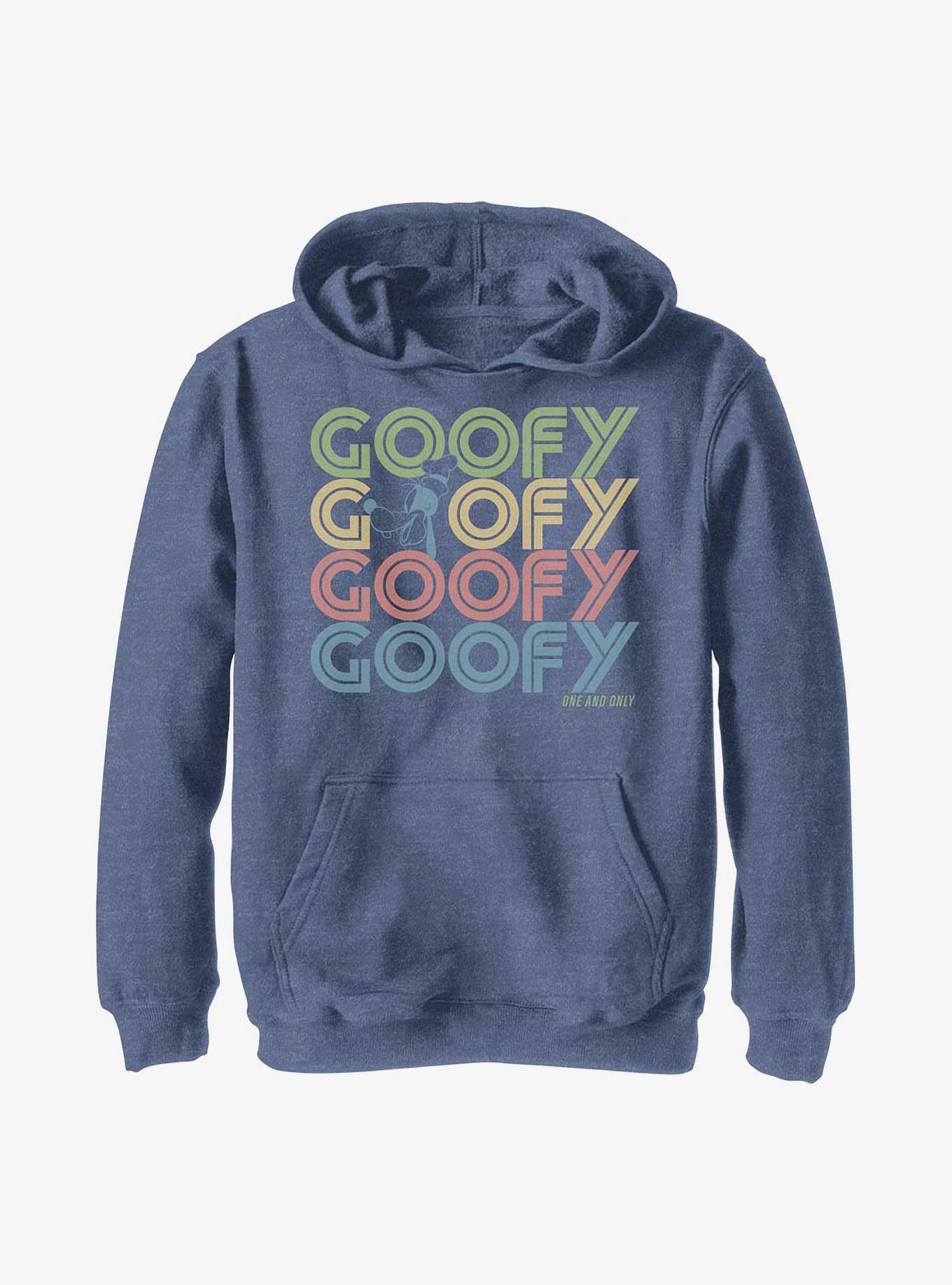 Disney Goofy Retro Stack Goofy Youth Hoodie, , hi-res