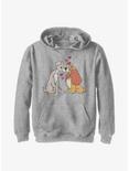 Disney Lady And The Tramp Puppy Love Youth Hoodie, ATH HTR, hi-res