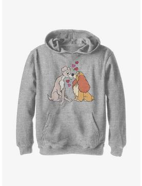 Disney Lady And The Tramp Puppy Love Youth Hoodie, , hi-res