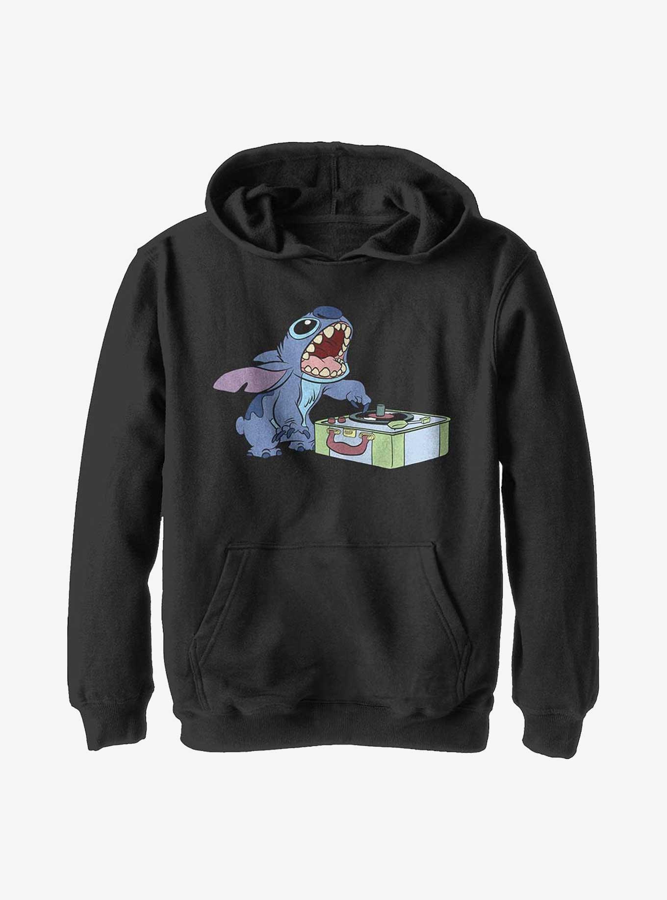 Disney Lilo And Stitch DJ Stitch Youth Hoodie, , hi-res