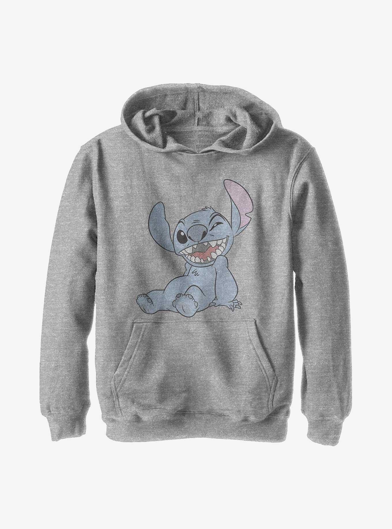 Disney Lilo And Stitch Halftone Stitch Youth Hoodie, , hi-res
