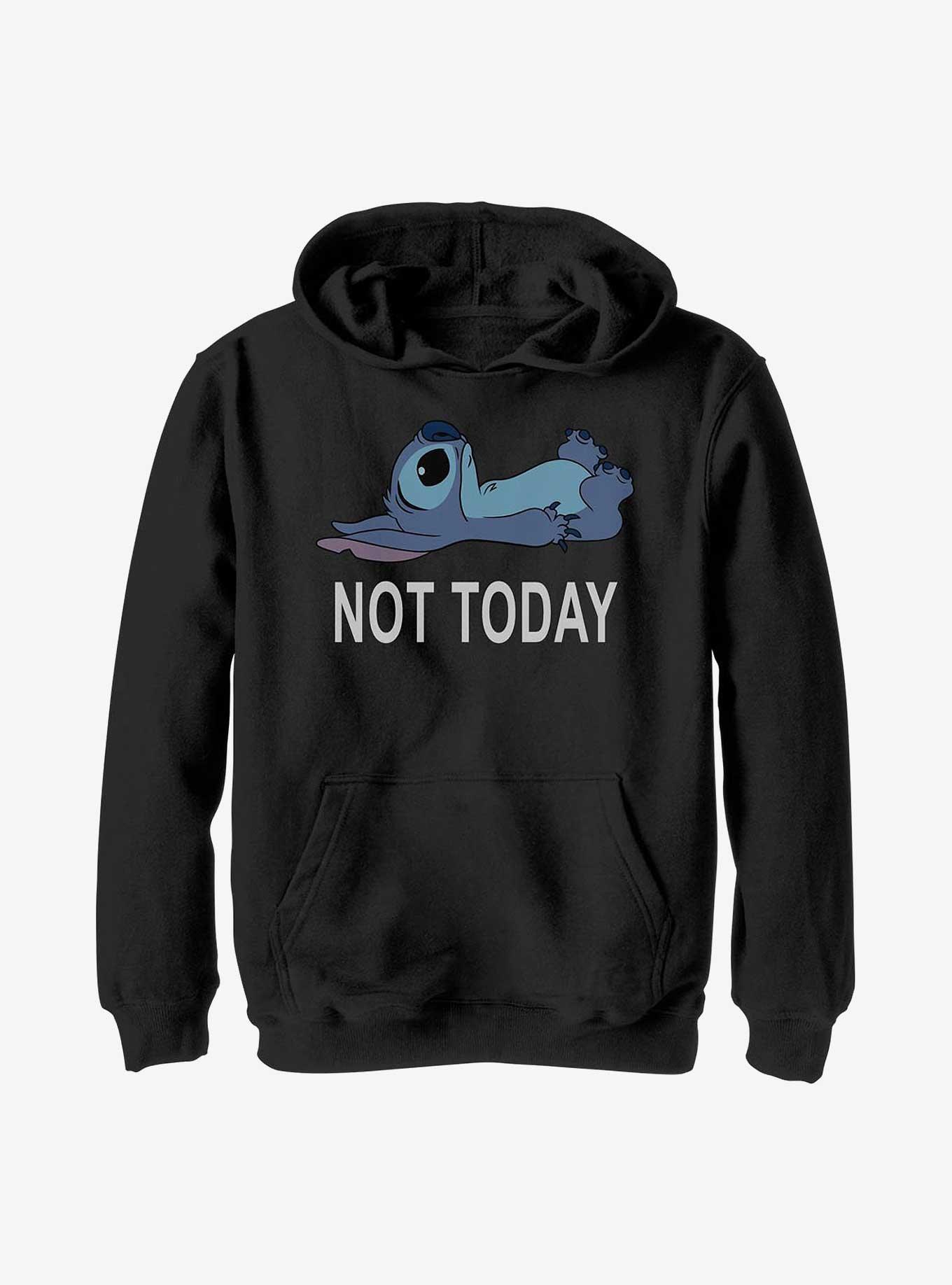 Disney Lilo And Stitch Not Today Youth Hoodie, , hi-res