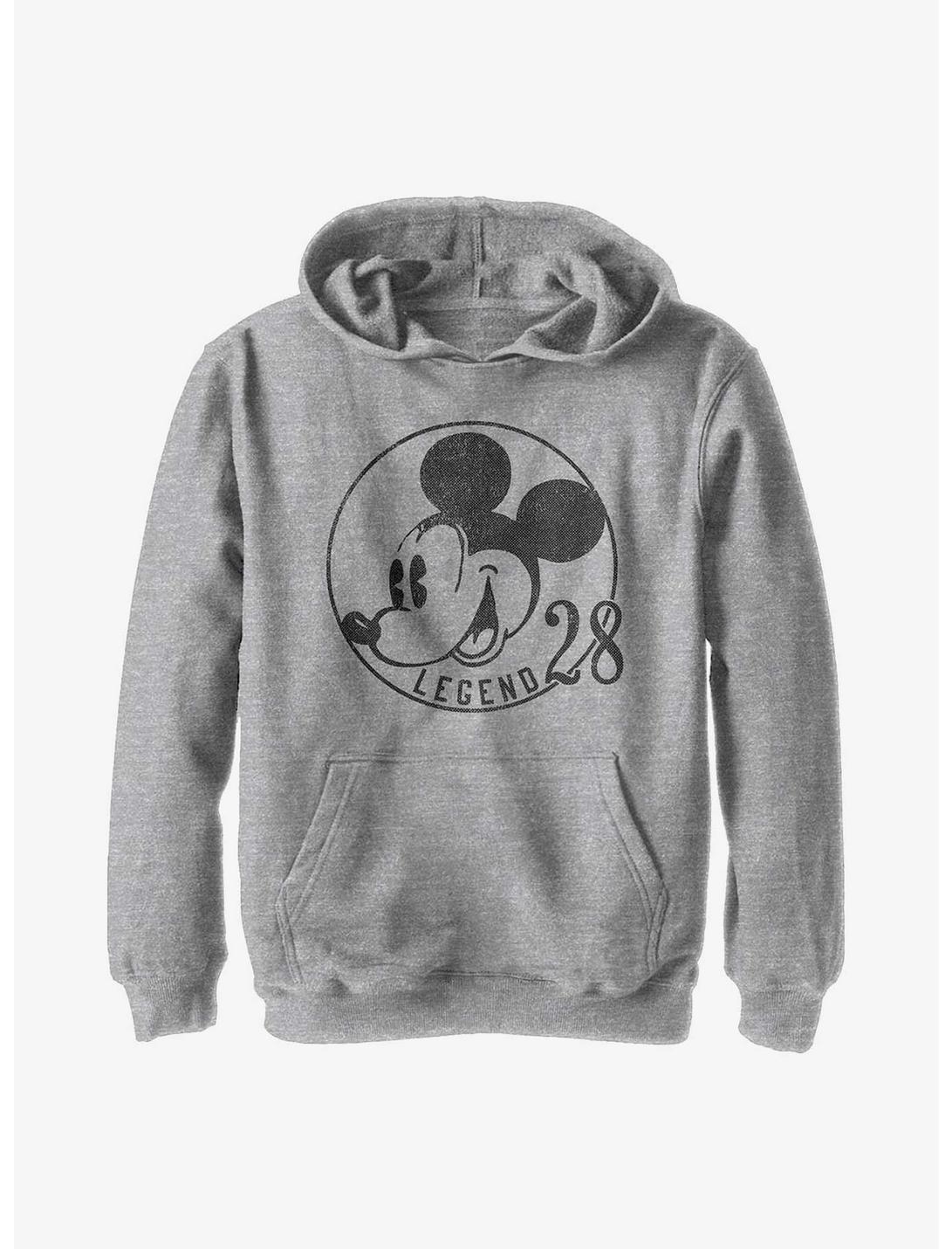 Disney Mickey Mouse 1928 Legend Youth Hoodie, ATH HTR, hi-res