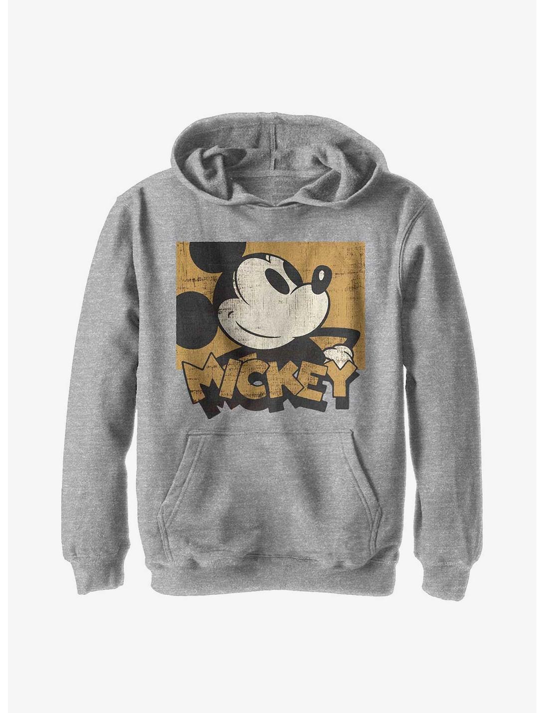 Disney Mickey Mouse Against The Grain Youth Hoodie, ATH HTR, hi-res