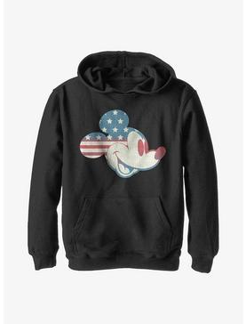 Disney Mickey Mouse Americana Flag Fill Youth Hoodie, , hi-res