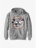 Disney Mickey Mouse Minnie Circle Youth Hoodie, ATH HTR, hi-res