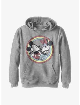 Disney Mickey Mouse Minnie Circle Youth Hoodie, , hi-res