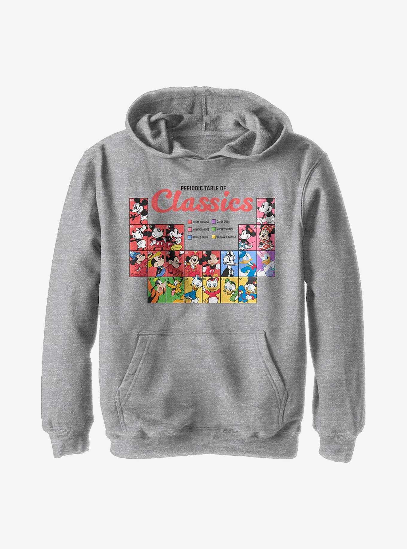 Disney Mickey Mouse Classic Periodic Table Youth Hoodie, , hi-res