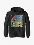 Disney Mickey Mouse Fab Four Youth Hoodie, BLACK, hi-res