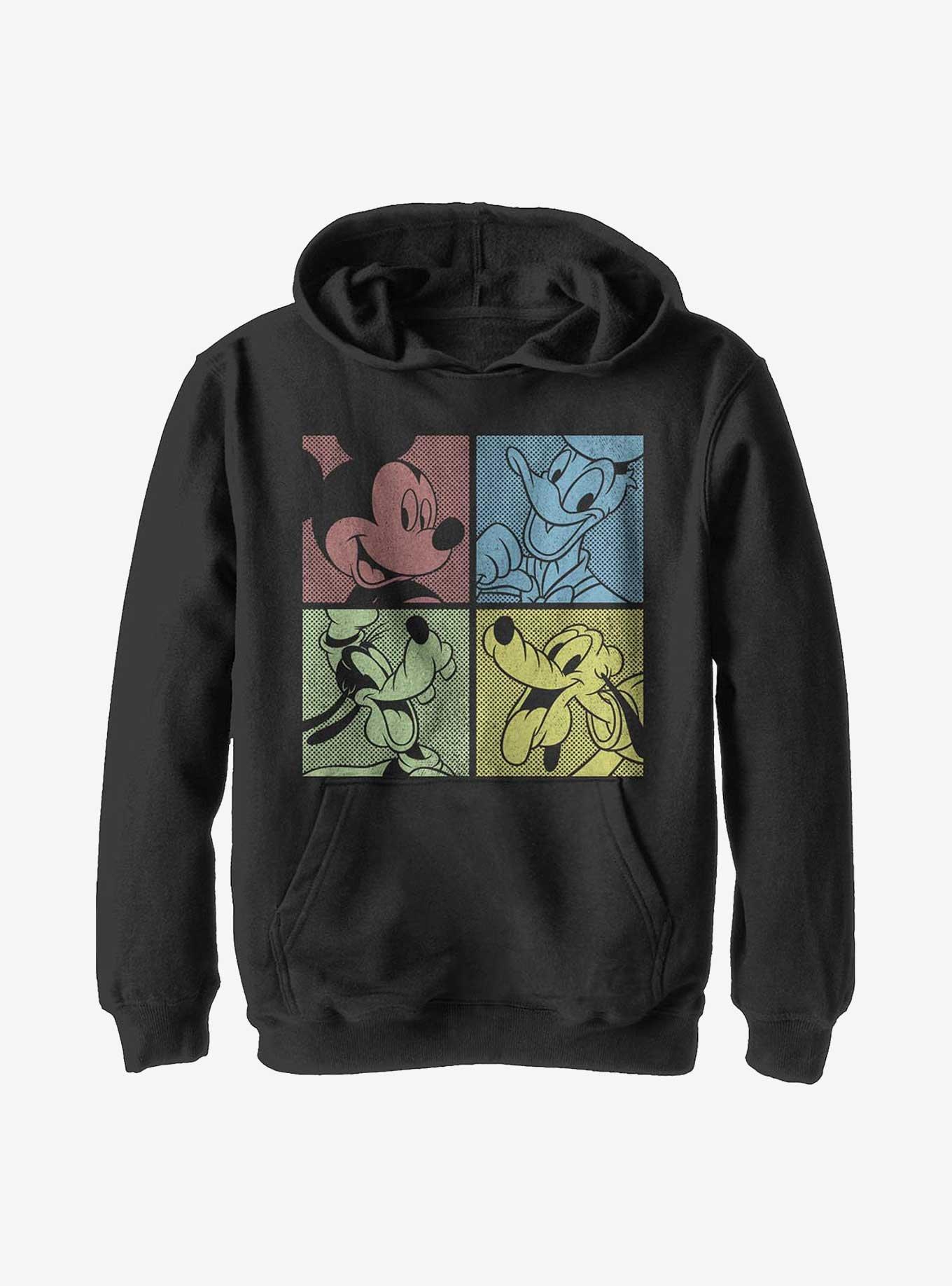 Disney Mickey Mouse Fab Four Youth Hoodie, , hi-res
