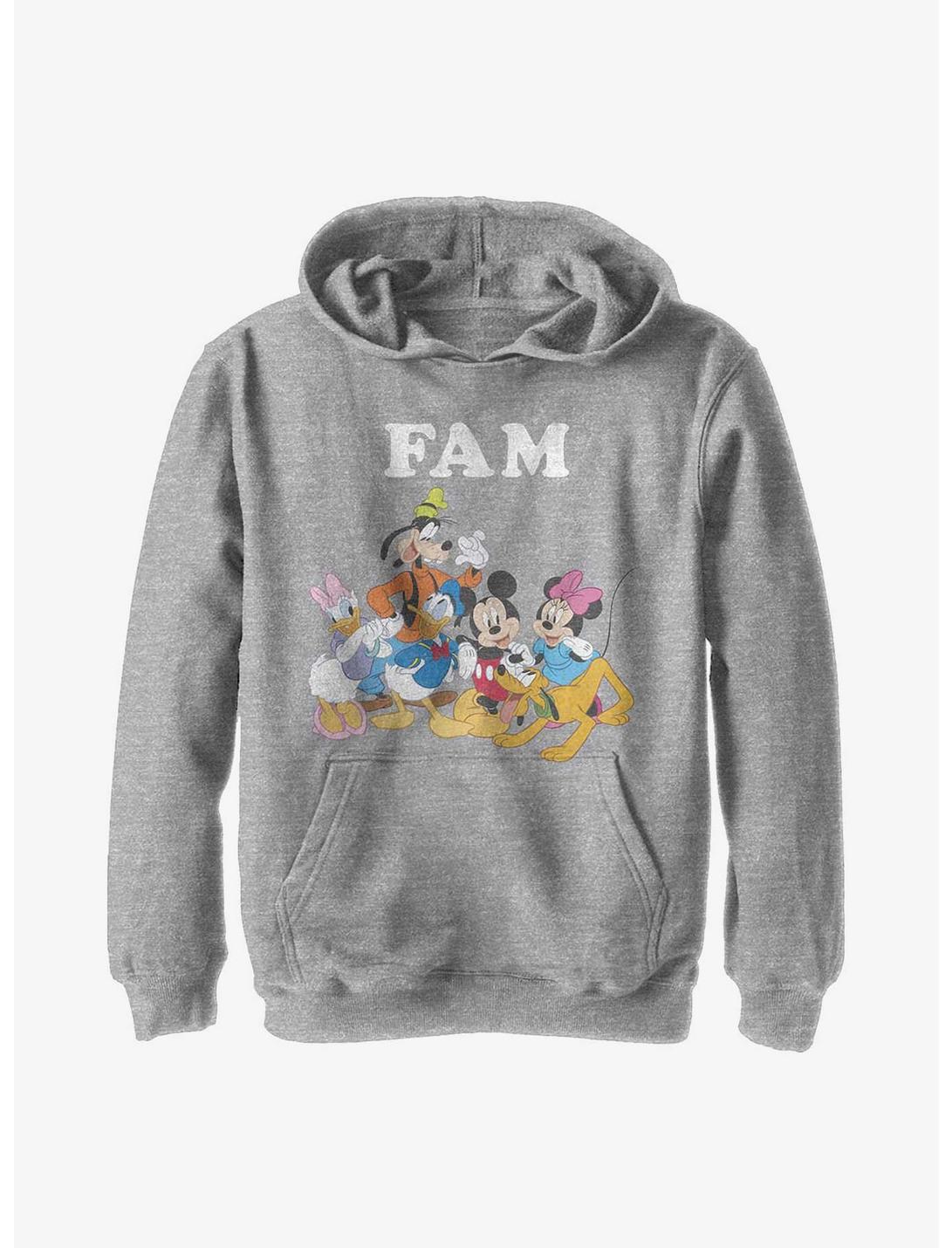 Disney Mickey Mouse Fam Youth Hoodie, ATH HTR, hi-res