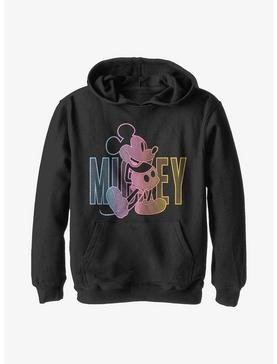 Disney Mickey Mouse Gradient Mickey Youth Hoodie, , hi-res